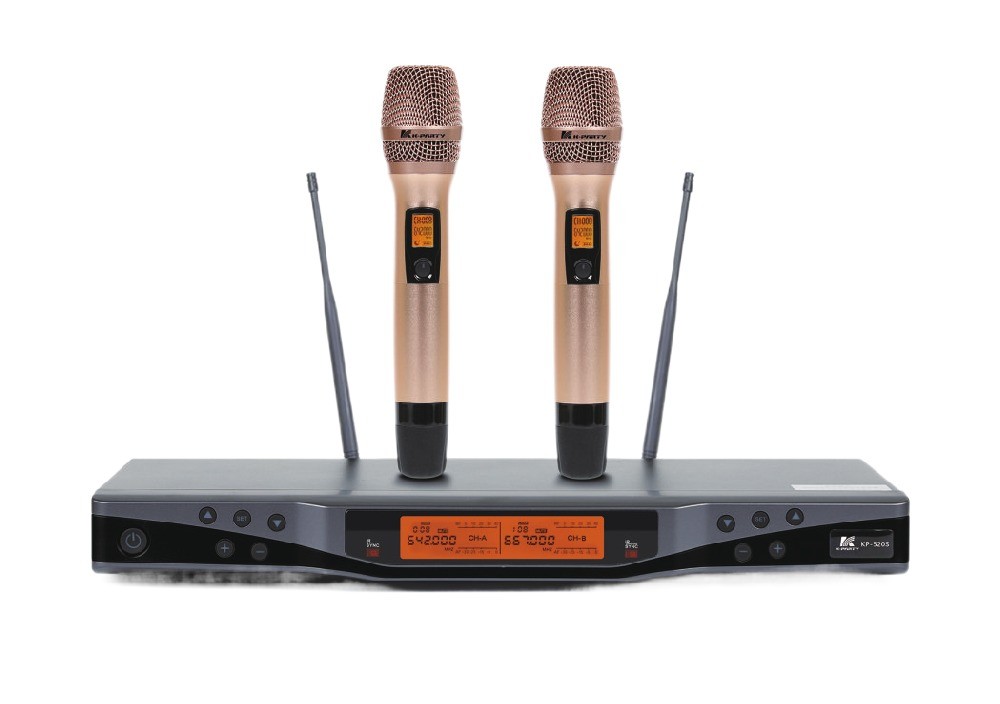 KP-520S Profesjonalny mikrofon bezprzewodowy UHF Band Channel Spacing 250KHz